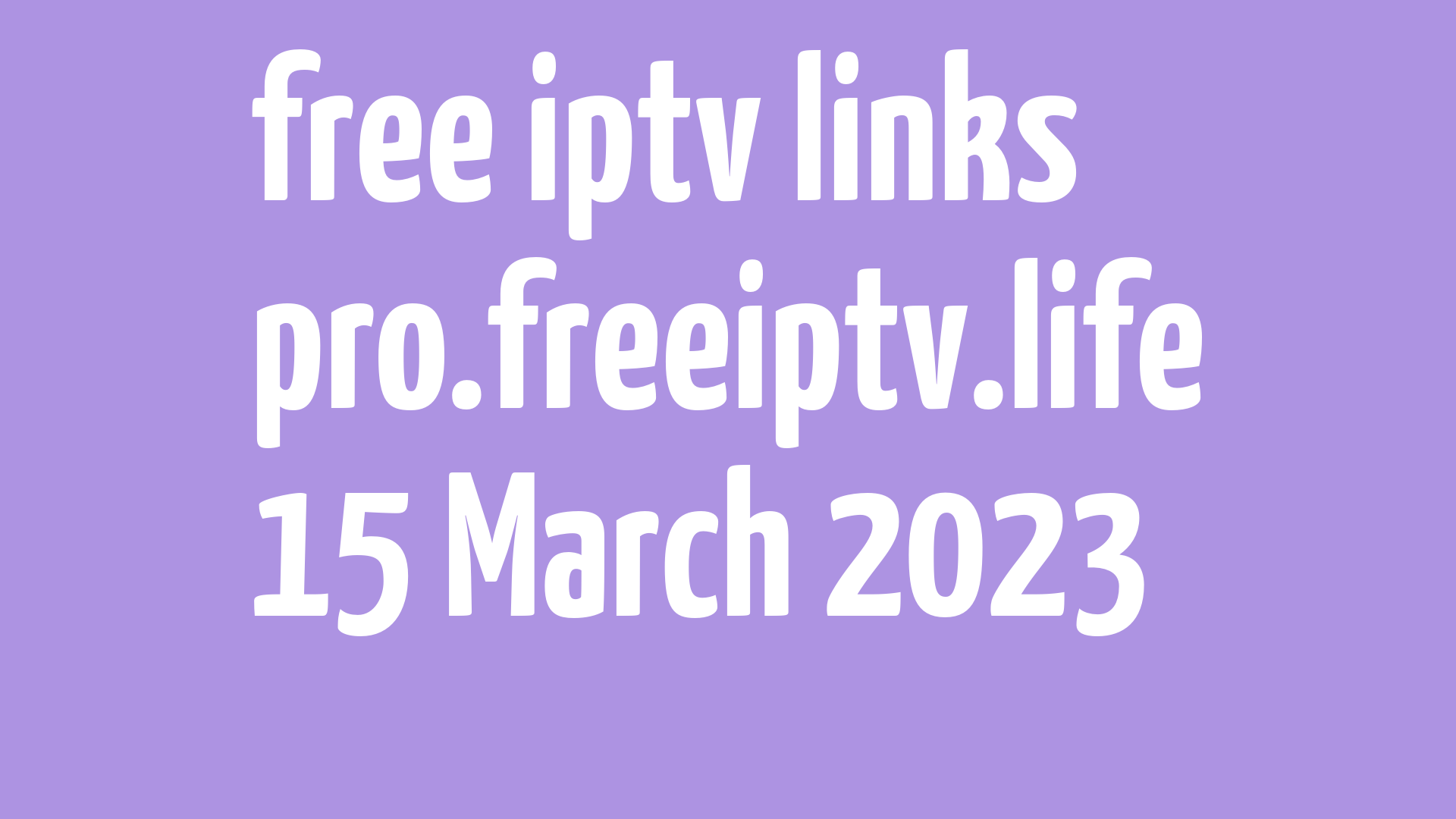 free iptv links 140323